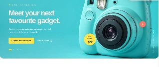 Electronics and Gadgets website design