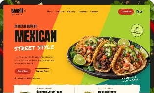 Mexican Restaurant website design