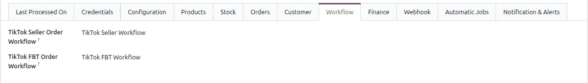 Separate seller-fulfilled and Fulfilled by TikTok order workflows on the TikTok Shop setup in Odoo